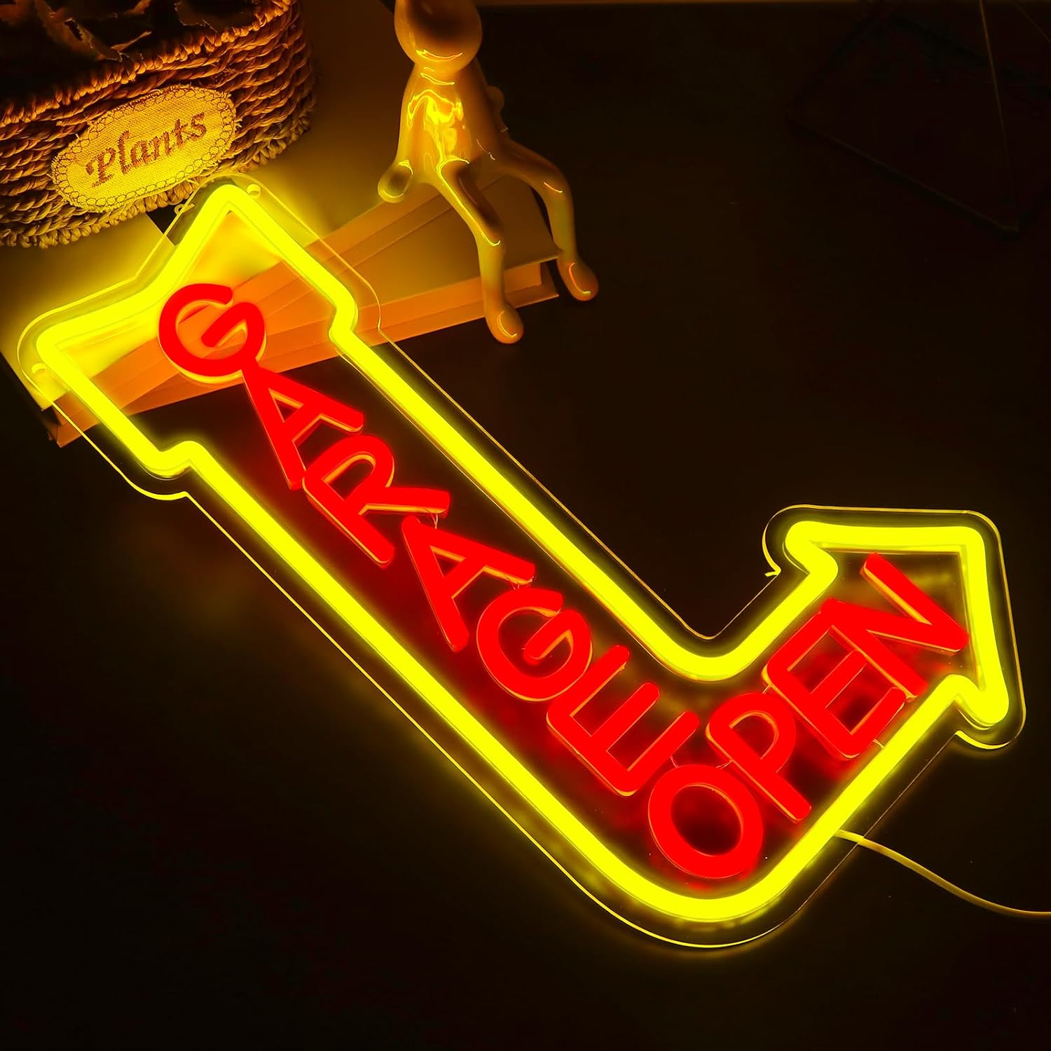    Insegna al Neon 'Garage Op - Auto Repair Shop Open Today recensione e prezzo